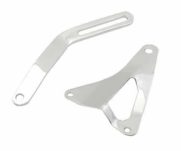 Mr. Gasket Alternator Bracket - Chrome - 5185